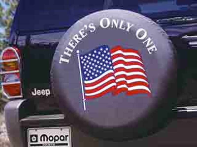 2013 Jeep Wrangler Spare Tire Cover - Cloth - Only One 82208050AC