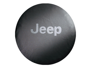 2012 Jeep Wrangler Spare Tire Cover - Cloth - Gray Jeep