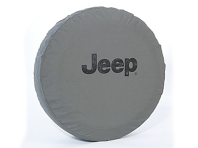 2013 Jeep Wrangler Spare Tire Cover - Cloth - Black on Khaki 82209955AB