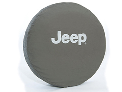2012 Jeep Wrangler Spare Tire Cover - Cloth - Silver