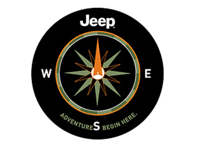 2013 Jeep Wrangler Spare Tire Cover - Compass - AdventureGraphic Logo