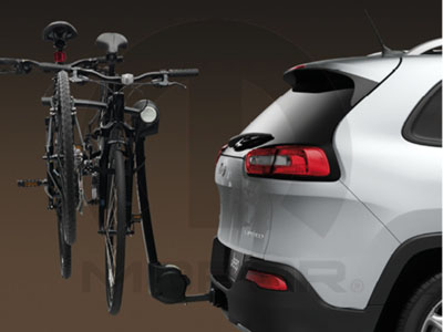 2014 Jeep Cherokee Bicycle Carrier, 4 Bike Hitch-Mount - Thule THVE9029