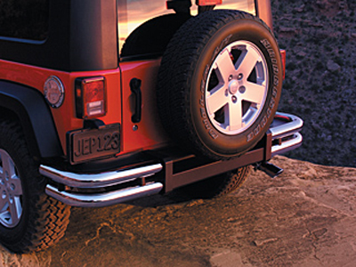 2012 Jeep Wrangler Rear Chrome Tubular Bumper 82209913AF