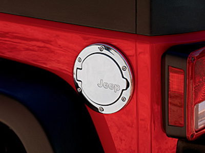 2010 Jeep Wrangler Fuel Filler Door - Chrome 82210608