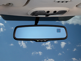2009 Jeep Compass Interior Mirror w/ Compass and Temperature 82210399