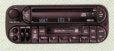 2003 Jeep Liberty RAZ AM/FM Cassette, CD Player with CD Cha 56038555AM