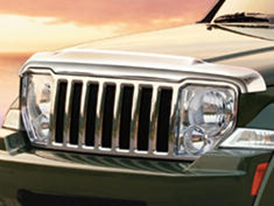 2010 Jeep Liberty Front Air Deflectors - Chrome air deflect 82210694AC