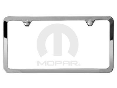 2014 Jeep Cherokee License Plate Frame - Polished No Logo 82213249