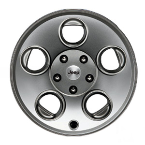 2012 Jeep Wrangler 17 inch - Aluminum Wheel - 5-Hole Silver P5155977