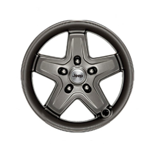 2012 Jeep Wrangler 17 inch - Aluminum Wheel - 5-Spoke Argent P5155982