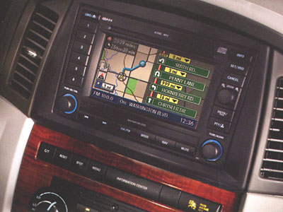 2006 Jeep commander rec am/fm w/6-disc cd/mp3 player and dvd navigation