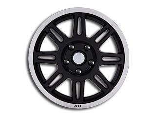 2010 Jeep Commander 17in x 7.5in Cast Aluminum Wheel - Black  82211231